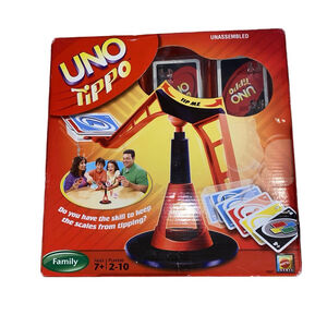 Mattel UNO Tippo Card Game Complete Set Rare Discontinued
